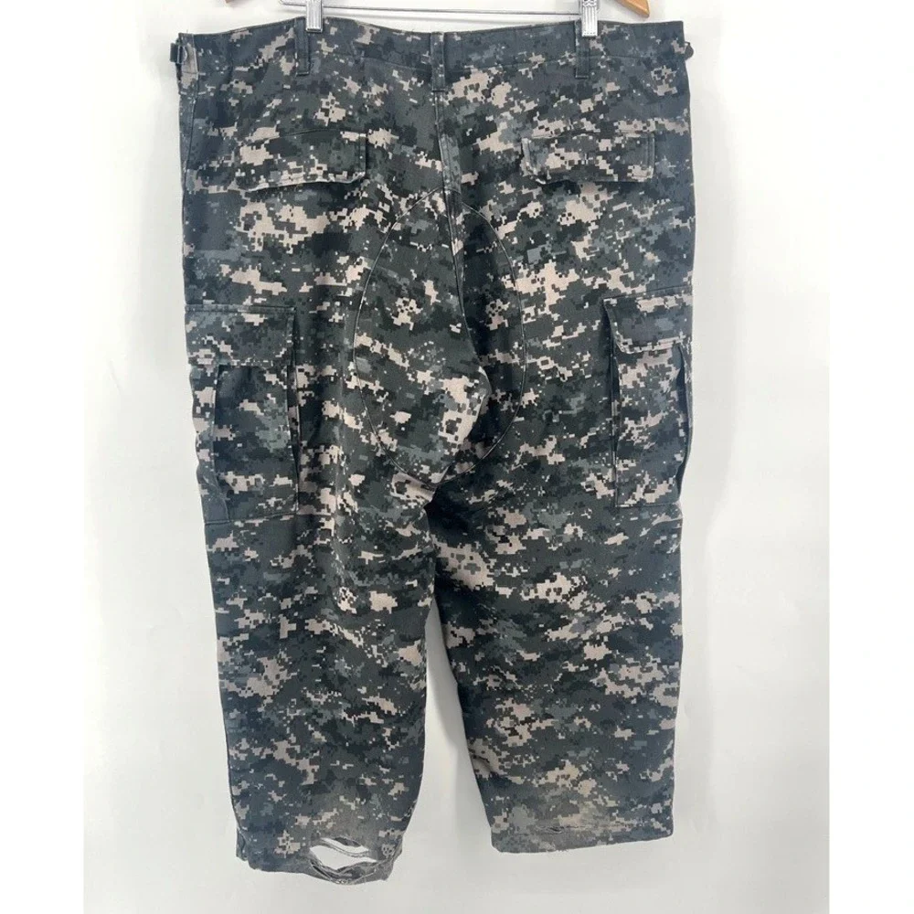Tru Spec Cargo Pants Camo Digital Men 43 x 26 Grunge Military Utility FLAWS